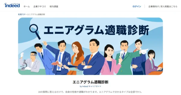 エニアグラム適職診断（indeed）